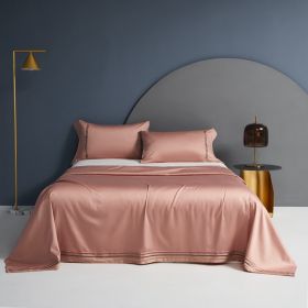 Cotton Single Bed Sheet Pillowcase Three Piece Set (Option: Color6-160x230)