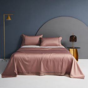Cotton Single Bed Sheet Pillowcase Three Piece Set (Option: Color8-245x250)