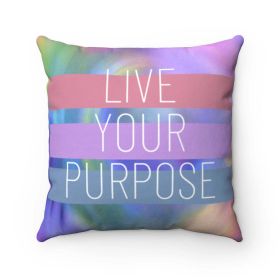 Live Your Purpose Cushion Home Decoration Accents - 4 Sizes (size: 16" x 16")