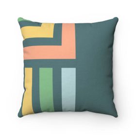 Color Block Green Cushion Home Decoration Accents - 4 Sizes (size: 20" x 20")